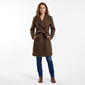 Juniors Love Tree Belted Faux Wool Trench Coat - image 1