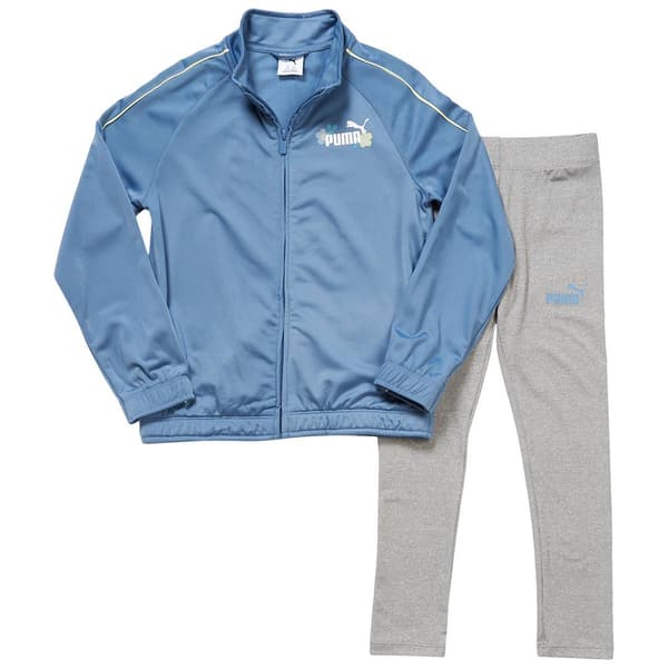 Girls &#40;7-16&#41; Puma&#40;R&#41; Floral Back Art Track Jacket with Leggings - image 
