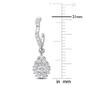Sophia B 14kt. White Gold 2/5ct. Diamond Dangle Earrings - image 4