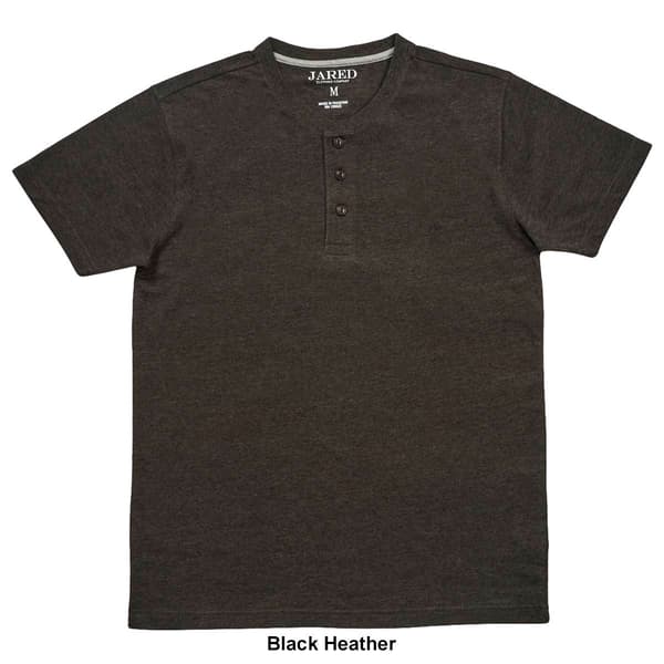Young Mens Jared Short Sleeve Henley Tee