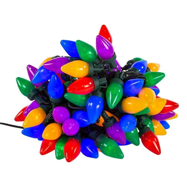 Kurt S. Adler 100-Light C7 Multicolored String Light Set