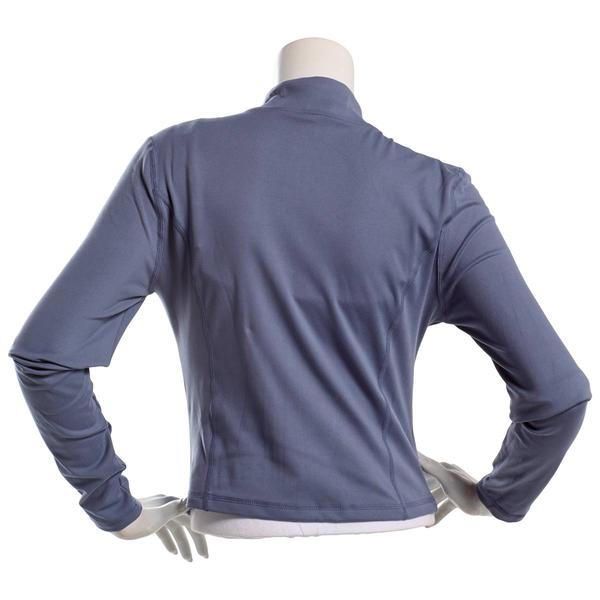 Juniors Cotton Candy Butter Double Zip Mock Neck Jacket