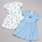 Girls (4-6x) Emma & Elsa 2pk. Short Sleeve Butterfly/Bow Dresses - image 1