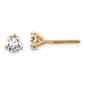 Pure Fire 14kt. Gold Certified 3/4ctw. Diamond Screw Earrings - image 1