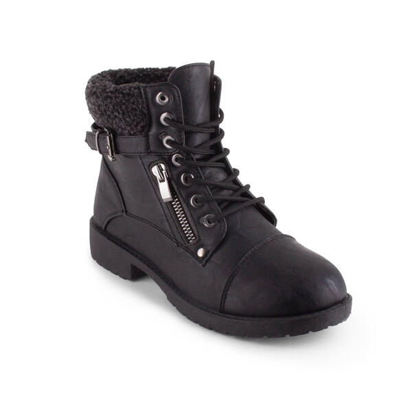 Womens Wanted Barrie Sherling Collar Ankle Boots - image 