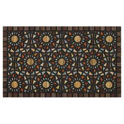 Mohawk Home Entranced Geometric Mosaic Rectangle Doormat