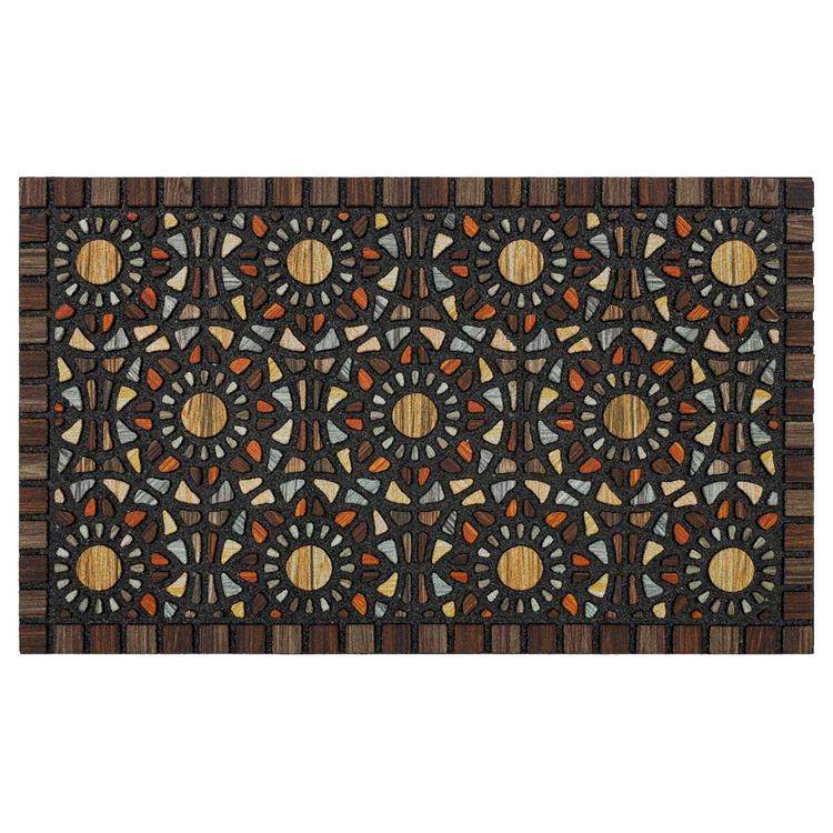 Mohawk Home Entranced Geometric Mosaic Rectangle Doormat