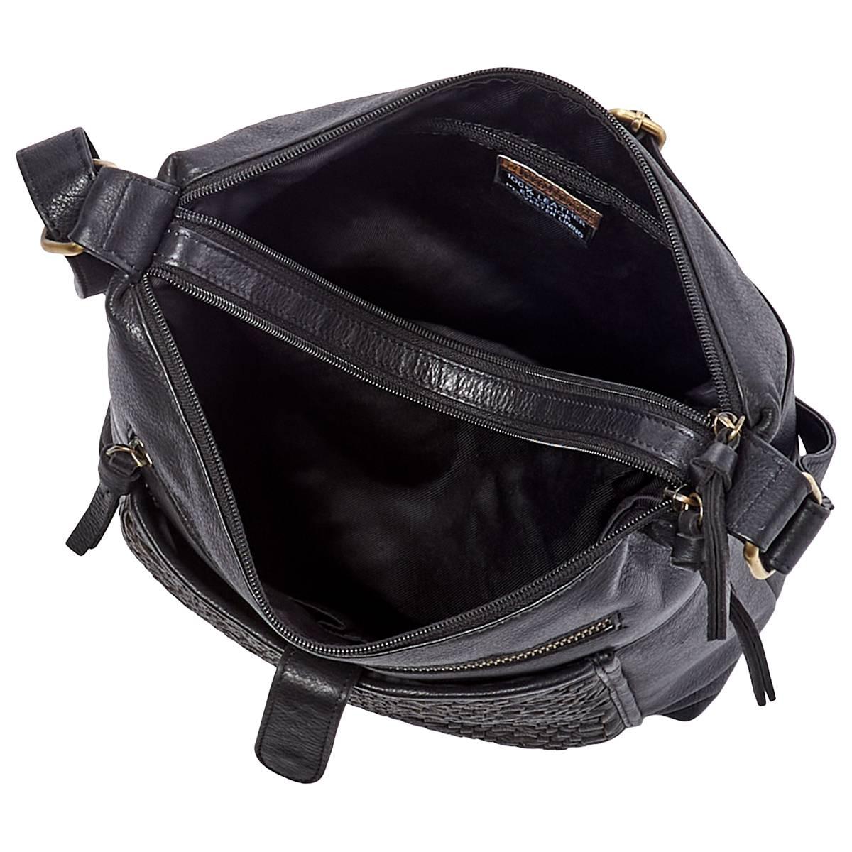 Great American Leatherworks Antique Calf Lacing Weave Hobo
