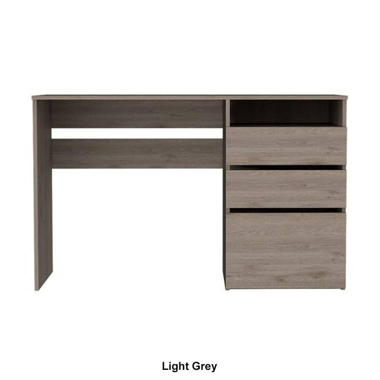 FM FURNITURE Louisiana Computer Desk w/ 3 Drawers