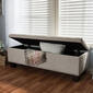 Baxton Studio Hannah Storage Ottoman Bench - image 2