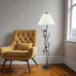 HomeRoots 60in. Rust Metal Floor Lamp With Empire Shade - image 2