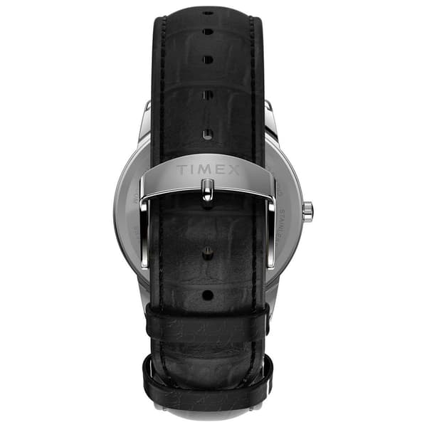 Mens Timex&#174; Silver-Tone Easy Read White Dial Watch - TW2W95400JT