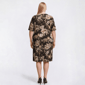 Plus Size Connected Apparel Elbow Sleeve Floral Shift Dress - image 1