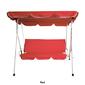 Northlight Seasonal 3-Seater Patio Swing with Adjustable Canopy - image 3