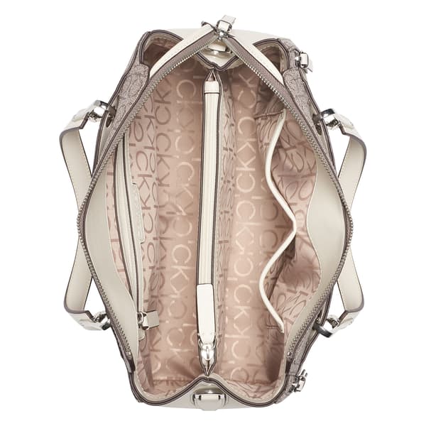 Calvin Klein Garnet Triple Compartment Satchel