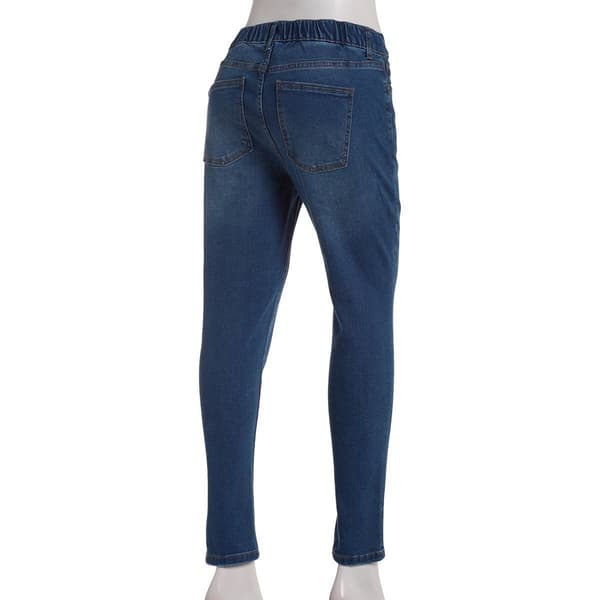 Juniors No Comment Skinny Jeans With Charm Keychain