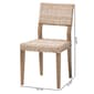 bali & pari Barossa Bohemian Kubu Rattan Dining Chair - image 8