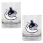 NHL Vancouver Canucks 2pc. Rocks Glass Set - image 1