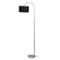 Simple Designs Arched Brushed Nickel Floor Lamp - image 4