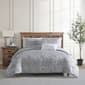 Tahari Home Lauren 5pc. Light Grey Jacquard Comforter Set - image 1