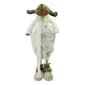 Northlight Seasonal 26in White and Brown Standing Boy Moose - image 1