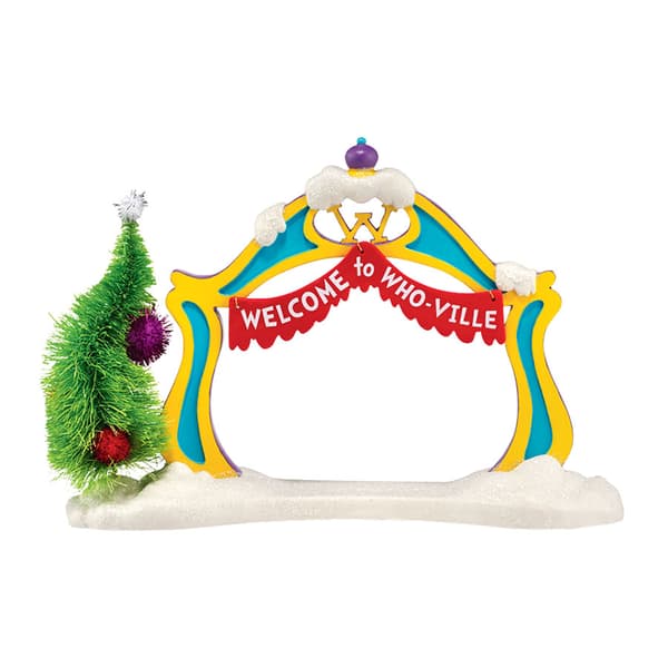 Department 56 Core Village Welcome to Whoville Archway - image 