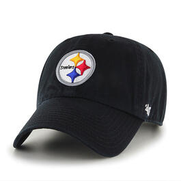 Mens Steelers Clean Up Adjustable Cap