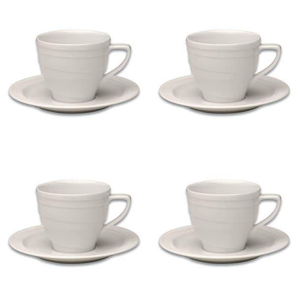 BergHOFF Essentials Coffee Cup and Saucer Set of 4 - image 