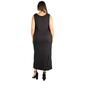 Plus Size 24/7 Comfort Apparel Maxi Dress with Pockets and Slits - image 2