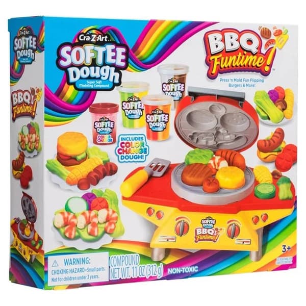 Cra-Z-Art&#40;tm&#41; Softee Dough BBQ Funtime Playset - image 