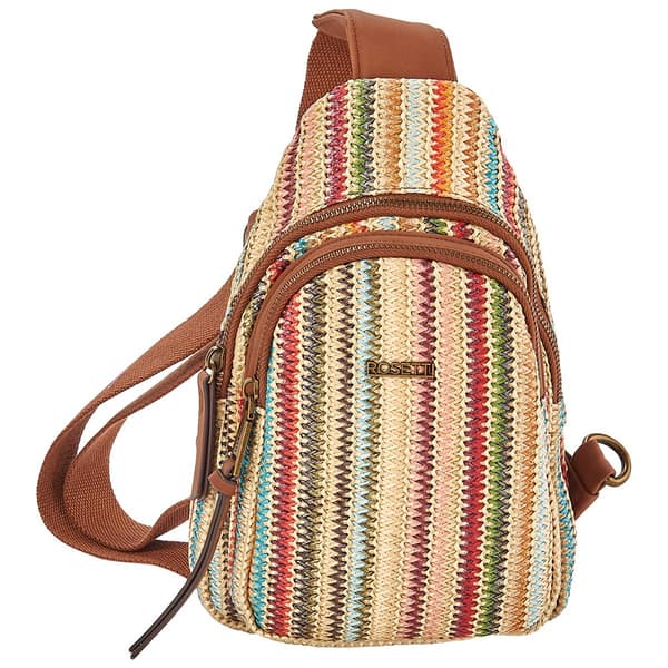 Rosetti&#40;R&#41; Julie Sling Back Handbag - Straw Luggage - image 