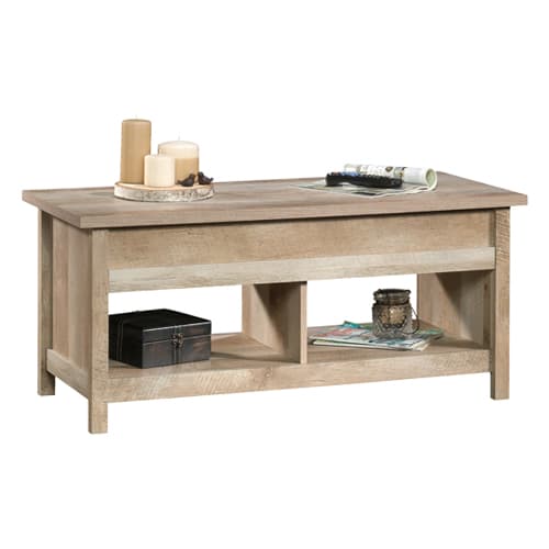 Sauder Cannery Bridge Lift Top Coffee Table - Lintel Oak