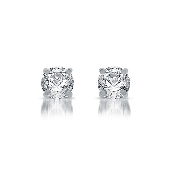 Nova Star&#40;R&#41; 1ctw. Lab Grown Diamond Prong Set Stud Earrings - image 