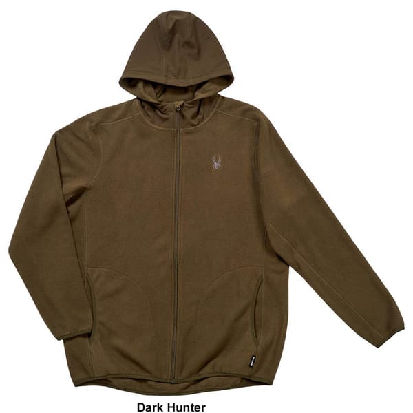 Mens Spyder Full Zip Woven Hooded Jacket