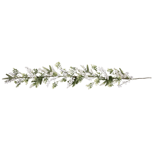 Northlight 5ft. Glittered Berries & Eucalyptus Christmas Garland