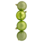 Northlight 24ct. Kiwi Green 4-Finish Christmas Ball Ornaments - image 3