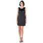 Womens 24/7 Comfort Apparel Sleeveless Cutout Shift Dress - image 1