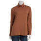 Womens Runway Ready Long Sleeve Milky Turtleneck Tee - image 1