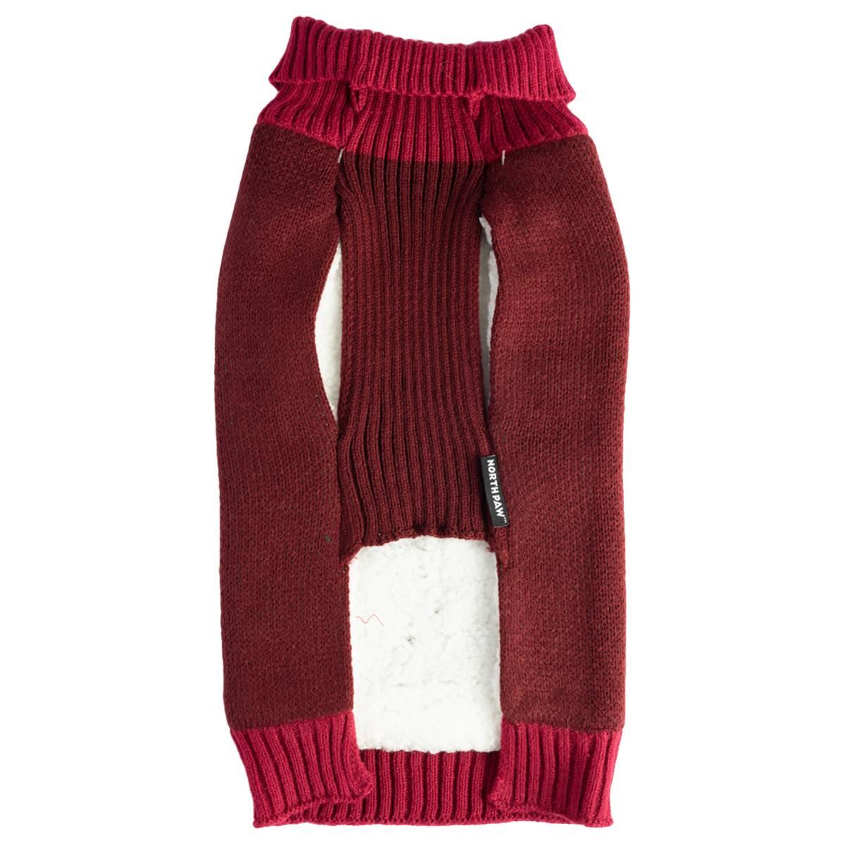 Holiday Pet Sweater - Burgundy