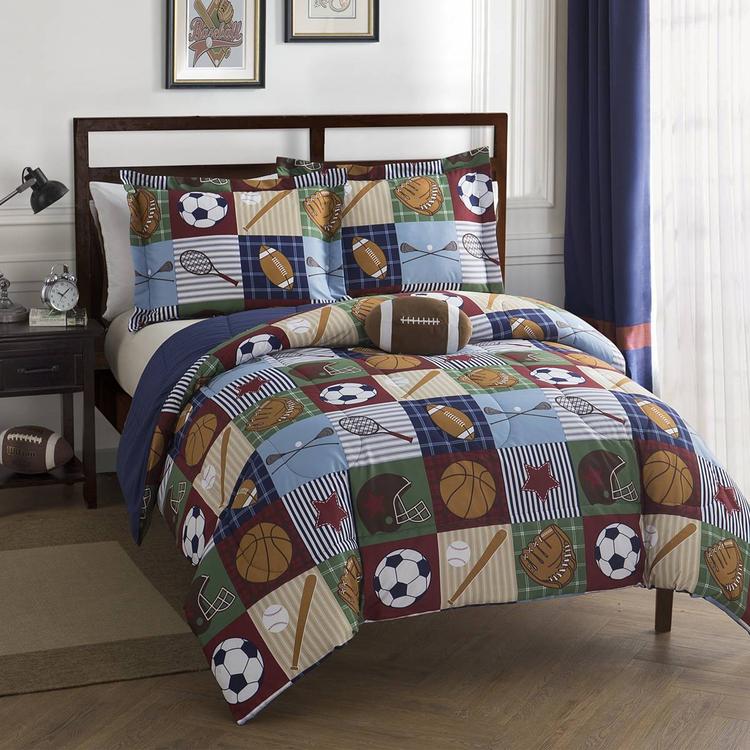 Alex &amp; Bella Team Sport Microfiber Comforter Bedding Set