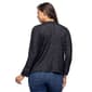 Womens 24/7 Comfort Apparel Button Front Long Sleeve Cardigan - image 2