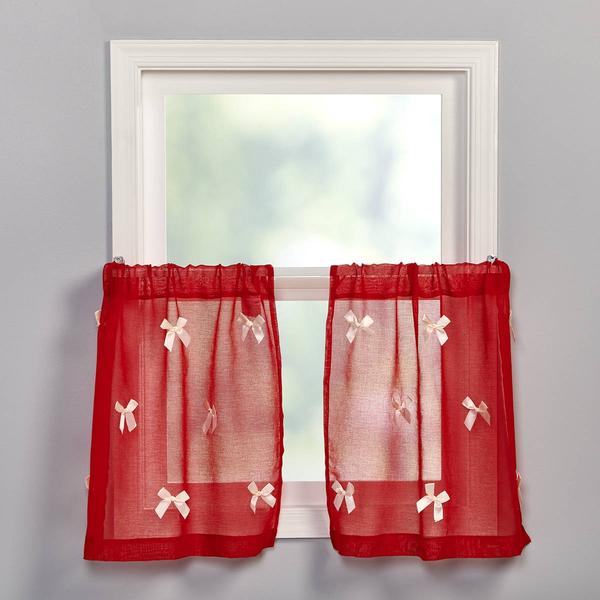 No. 918 Ava Bow Tier Curtain - image 