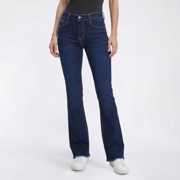 Womens Angels of Difference Mid Rise Basic Bootcut Jeans - image 