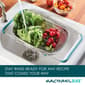 Rachael Ray 4.5qt. Over-the-Sink Stainless Steel Colander - image 6