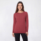 Petite Napa Valley Long Sleeve Cable Knit Front Sweater - image 7