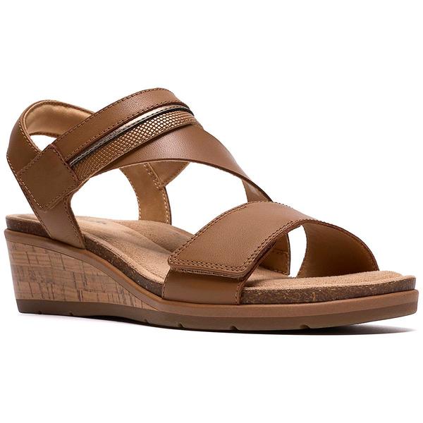 Womens Clarks® Collection Kacha Wave Wedge Sandals - image 