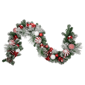 Northlight 6ft. Flocked Pine Christmas Garland with Ornaments - image 2