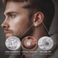 Saffron 2ctw. Moissanite Stud Earring - image 3
