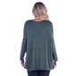 Plus Size 24/7 Comfort Apparel Oversized Long Sleeve Dolman Top - image 2
