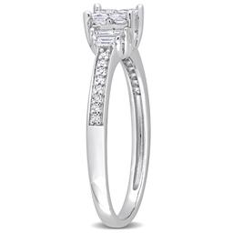 Diamond Classics™ 14kt. White Gold 1/2ctw. Diamond Quad Ring